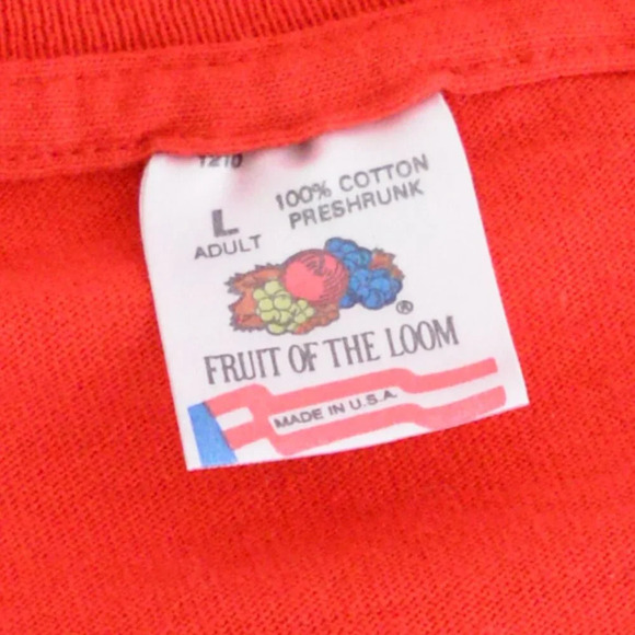 '95 Fruit Of The Loom Detroit Red Wings Stanley Cup Championship Single T Shirt - Picture 5 of 10